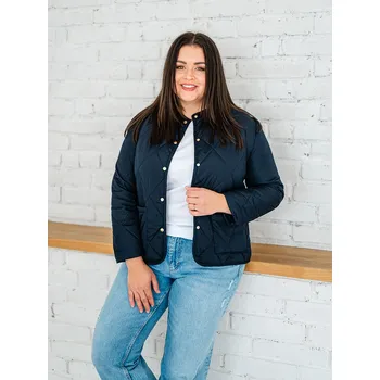 Dámská prošívaná bunda Lara tmavě modrá - BLAMOXL