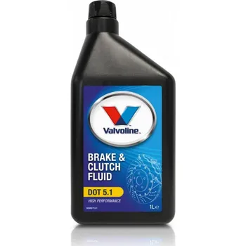 Hydraulický olej VALVOLINE BRAKE & CLUTCH FLUID DOT 5.1 syntetická brzdová kapalina 1 L