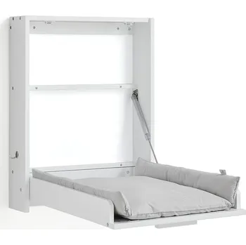 přebalovací pult a komoda Závěsný přebalovací pult JOLLER, včetně přebalovací podložky, bílý