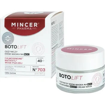Pleťový krém Mincer Pharma, Botolift výživný nočný krém-maska č. 703 50ml