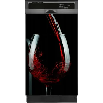 Obraz Dárek foto-magnet na myčku nádobí Láhev vína 45x70