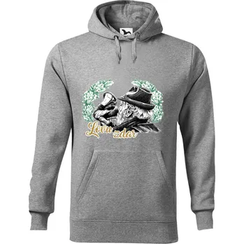 Dámská mikina Mikina - Myslivec Barva: Šedá (12), Velikost: XXL, Střih: Pánské