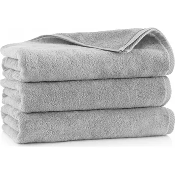 Ručník ZWOLTEX KIWI 2 Velký koupelnový ručník na vlasy, silný, šedý, 500g, 100x150cm