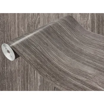 Tapeta Samolepicí fólie s dekorem dřeva Dub Šedý Perlový, nálepka na nábytek, Fólie PVC, šířka 45 cm