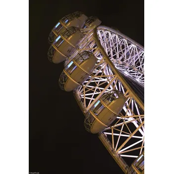 Obraz Plakát London Eye v noci 2 bez rámu 20 x 30 cm