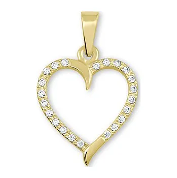 Přívěsek Leru Zlaté srdce 462