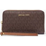 MICHAEL KORS dámská velká peněženka Jet Set hnědá