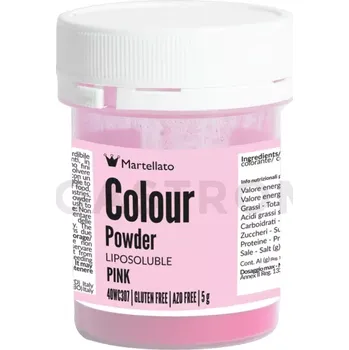 Výroba svíčky Práškové barvivo rozpustné v tucích 5 g - růžové | MARTELLATO, Colour powder