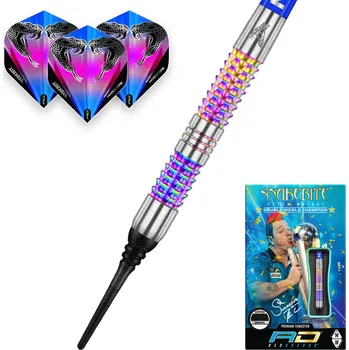 Šipka Red Dragon Šipky soft PETER WRIGHT SNAKEBITE RAINBOW MAMBA 18g