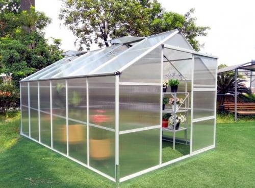 Skleník VeGA 9500 STRONG-22 (š.245 x d.363 x v.200 cm) - SLEVA + BONUS ocelová základna ZDARMA !