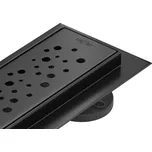 MEXEN/S - Flat M12 odtokový žlab 90 cm černý 1721090-15