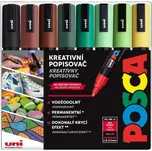 Sada akrylových popisovačů Posca PC-5M - 1,8–2,5 mm - EARTH - 8 ks