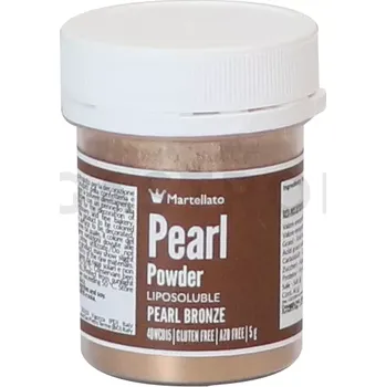 Výroba svíčky Práškové barvivo 5 g - perleťově hnědé | MARTELLATO, Pearl powder