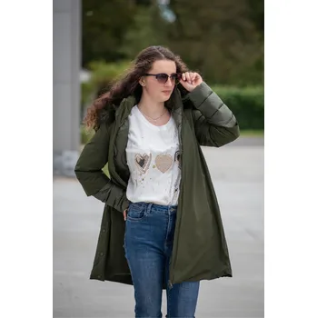 Dámská halenka Halenka s potiskem 3199 Itálie barva: bílá