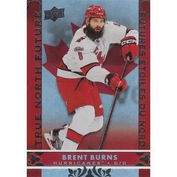 Sběratelská karetní hra insert karta BRENT BURNS 24-25 Tim Hortons True North Future číslo TN-9