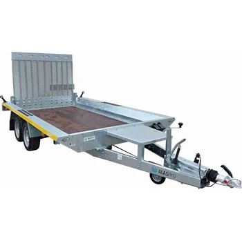 Přívěs k motorovému vozidlu Dvounápravový přepravník bagrů, nůžkových plošin, UNC a stavební mechanizace ABD 3500kg 3450x1680mm