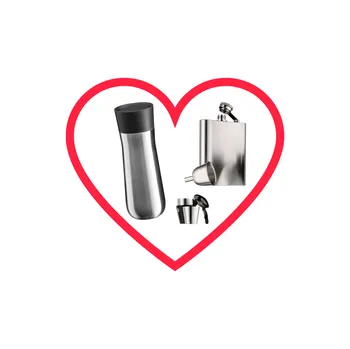 Termohrnek Akční set pro pár termohrnek WMF Impulse 0690926040 a placatka s panáky WMF Manhattan 603529990