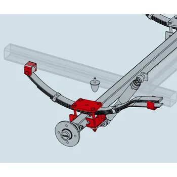 Přívěs Montážní materiál AL-KO pro listové pružiny STARR (1500 kg) / 1 ks