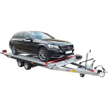 Přívěs k motorovému vozidlu Sklopný ližinový autopřepravník AIM 2700kg 4620x1940mm