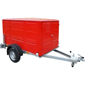 Přívěs k motorovému vozidlu Zesílený nebrzděný podvozek pro hasiče AVZ 750kg 2060x1240mm přestavba skříně na nový podvozek
