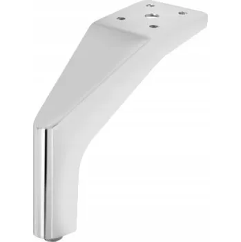 Stolová podnož Šikmá noha k nábytku V 150, chromovaná nábytková noha