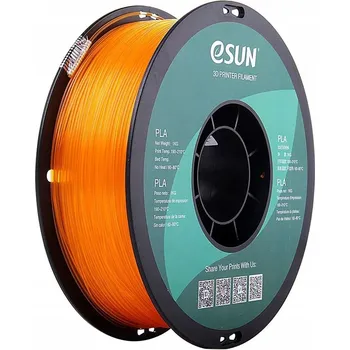Filament ESun PLA Filament Skleněný Oranžový 1.75mm
