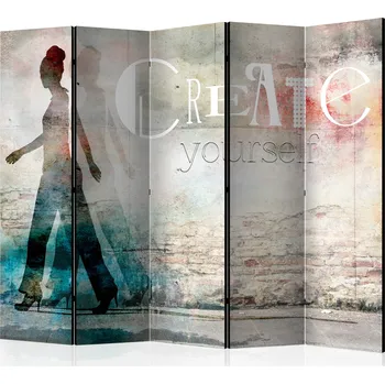 Paraván Paraván - Vytvoř sám sebe II Velikost: 225x172 cm, Provedení: Oboustranný