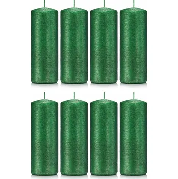 Svíčka Tradiční parafinová svíčka bez vůně Drobo 8 ks