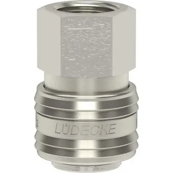 Příslušenství pro vzduchotechniku Lüdecke rychlospojka Standard, závit G1/8"i, poniklovaná