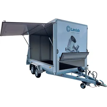 Skříňový přívěs se schránkou pro nájezdy 2700kg 3550x1840x2100mm