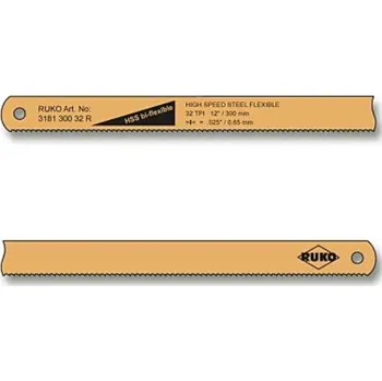 Pilový plátek VÝPRODEJ - Ruční pilový list HSS bi-Flexible RUKO 318130032R HS-Z-649454