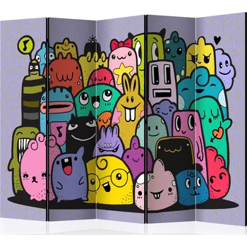 Paraván Paraván - Příšerky ze 3.C třídy II Velikost: 225x172 cm, Provedení: Jednostranný