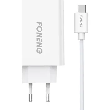 Datový kabel Rychlonabíječka Foneng 1x kabel USB EU43+ USB typu C