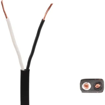 elektrický kabel Prysmian Kabel 2x1,5, plochý 6,5x3,9 mm pro spojky QS150 (Jaeger, SNAP-IN), metráž