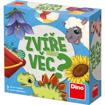 Volný čas DINO Hra Zvíře nebo věc? postřehová *SPOLEČENSKÉ HRY* | 1037
