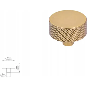 Nábytková úchytka SIRO 2464-33ZN83 starozlatá