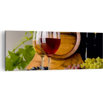 Obraz Foto obraz na plátně 140x50 sud vína obývací pokoj ložnice na zeď velký