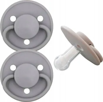 dudlíky Dudlík Mininor kulatý silikonový 0+