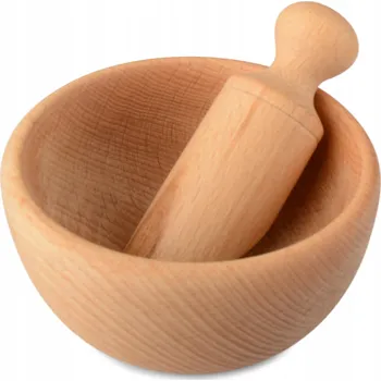 Bambusová miska se špachtlí na koření