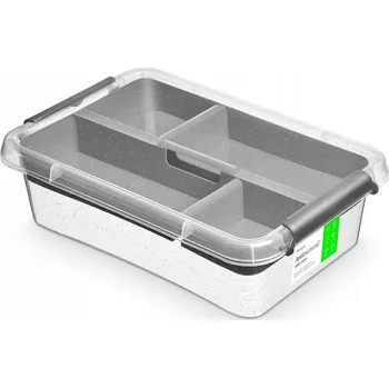Dóza na potraviny Nádoba na potraviny plastová s mikročásticemi stříbra 3,1 l