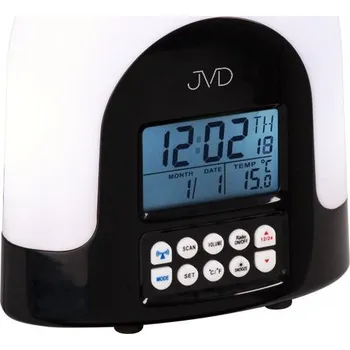 Budík Budík JVD černý 13 cm