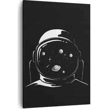 Obraz Obraz na plátně do obýváku, ložnice 50x70 astronaut, obrazy na zeď