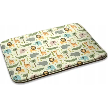 Koberec Kobereček do hracího koutku nebo k posteli dítěte – Zvířata a rostliny