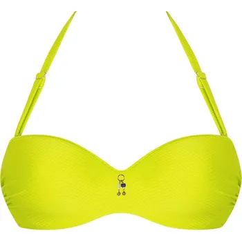 Dámské plavky Plavková podprsenka vyztužená ANTIGEL (EBB7107-25), Barva světle zelená, Velikost 85C