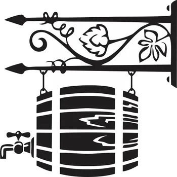 Obraz Samolepka na stěnu Drukant W-K059_100K 100x100 cm černá