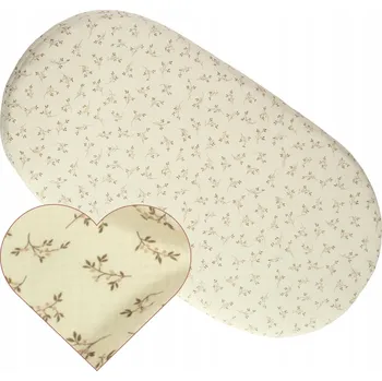 Prostěradlo PROSTĚRADLO DO KORBIČKY KOČÁRKU, KOŠE, KOLÉBKY MUŠELÍNOVÉ S GUMOU LIKE MOSES