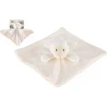 Ovce/ovečka usínáček chrastítko plyš 25x25cm bílá na kartě v sáčku 0+