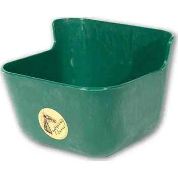 krmítko pro hospodářská zvířata Krmný žlab pro hříbata a skot zelený 7 l