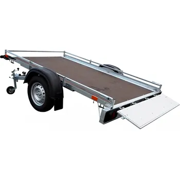 Přívěs k motorovému vozidlu Nebrzděný sklopný přívěs s relingem ASP 27 750kg 2500x1480mm