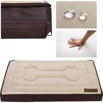 Pelíšek pro psa Welsti ortopedická pelíšek pro psa, béžová, 70 cm x 50 cm